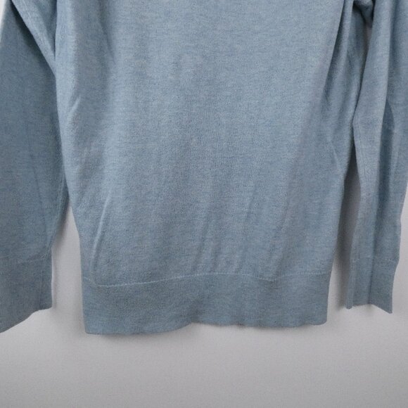 GAP Womens Sweater Small Green Blue Long Sleeve Boat Neck Pull Over Lightweight - Picture 8 of 13